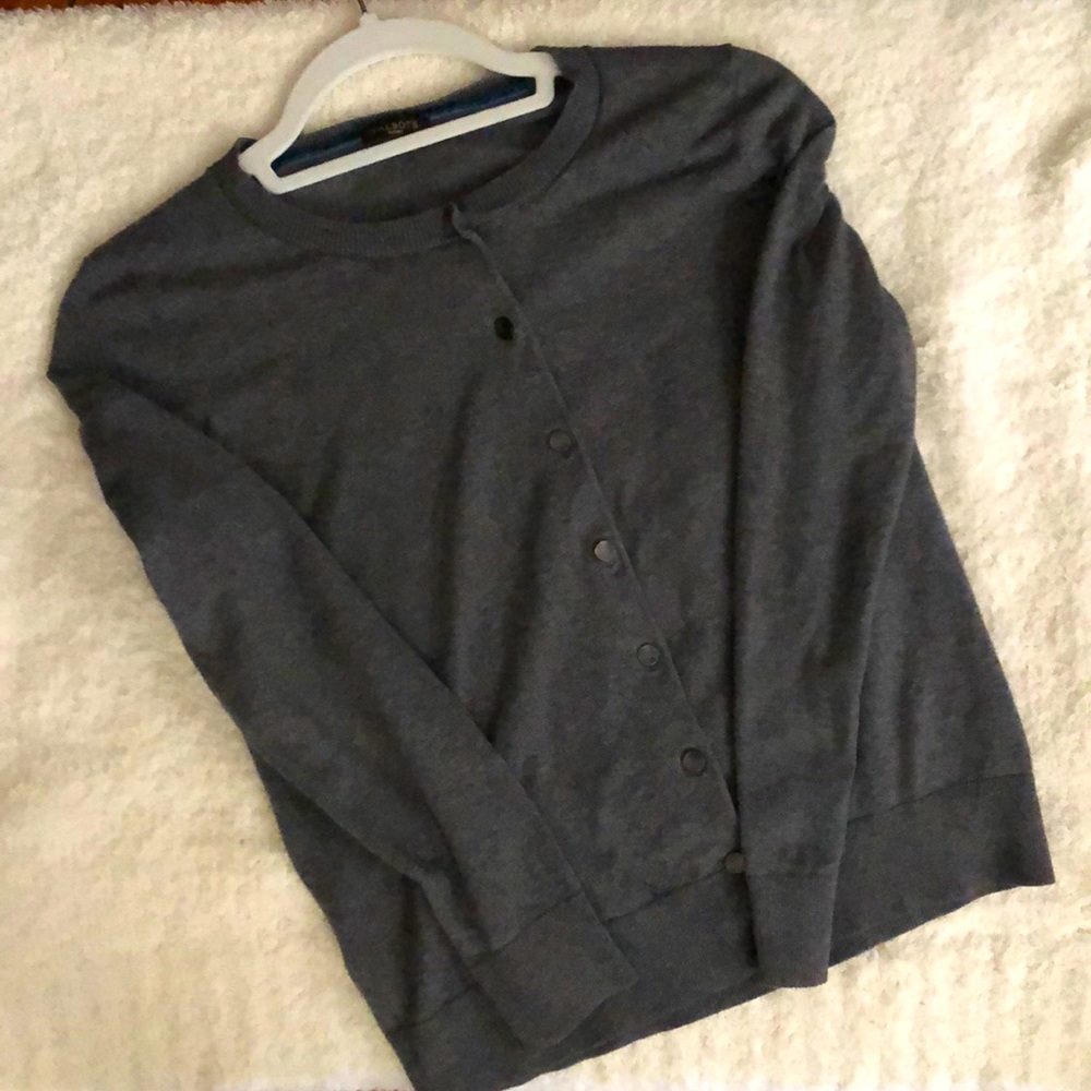 Talbots charcoal cardigan